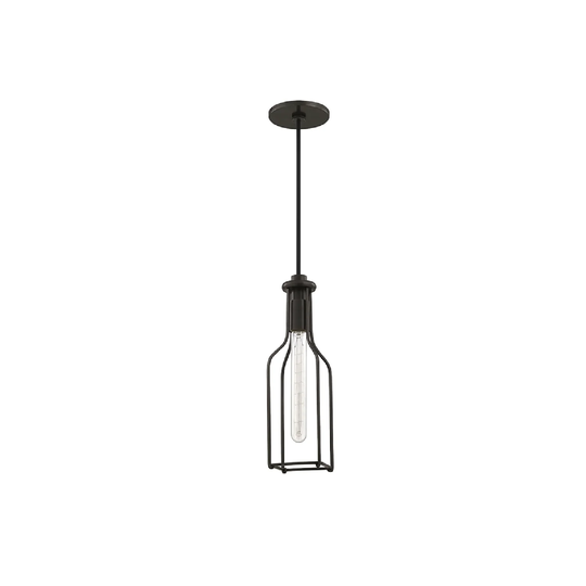Hudson Valley Colebrook 1-light Bronze 5-inch Pendant