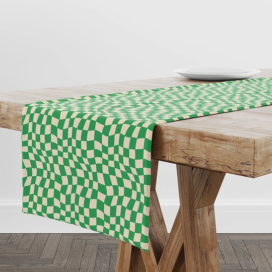Table Runner Illusion | Unique Design Decor High Quality Textile & Print Made in Eu