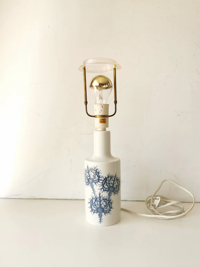 Vintage Table Lamp By Fog & Morup For Royal Copenhagen, 1960S/Mid Century Danish Table Lamp Kai Lange Lighting /Home Decor