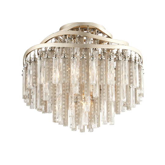 Corbett Lighting Chimera 4-light Ceiling Semi-flush - Champagne