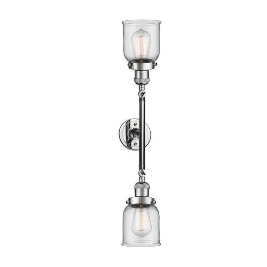 Innovations Lighting Small Bell 2 Light 23" Wide Bathroom Vanity Light