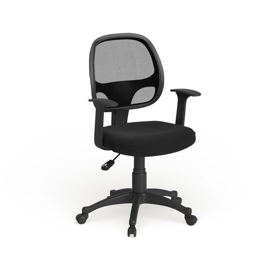Mid-Back Mesh Swivel Task Office Chair with T-Arms - Office Furniture