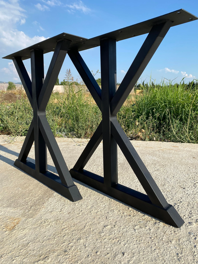 Metal Base For Dining Table, Set Of Two