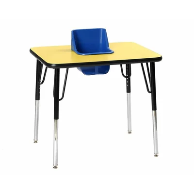 Kid's 2 Piece Square Activity Table & Chair Set