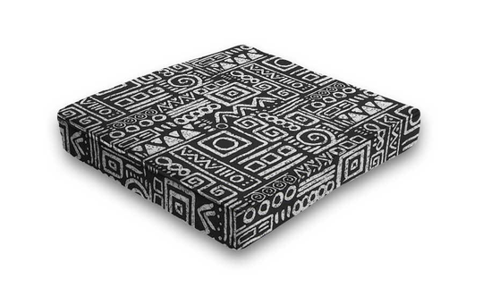 Outdoor Seat Pad - Patio Chair Pad, Dining Cushions Glyphic Matte