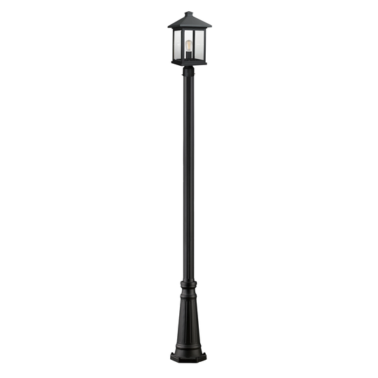Avery Home Lighting Portland 1-light Matte Black Outdoor Lantern Post Light