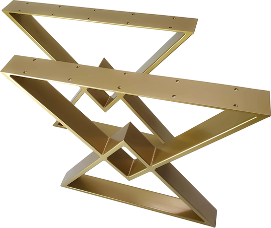 Metal Table Legs Set(2 I Dinning Table Legs Steel Modern Iron For Strong Desk Metal