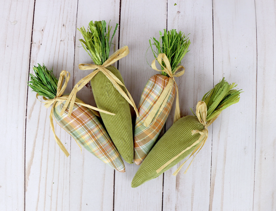 Fabric Carrots, Spring Table Decorations, Easter Bunny Table Decor, Home Accessories, Farmhouse Kitchen Tiered Tray Set