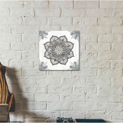 Mandala Morning by Anne Tavoletti - Wrapped Canvas Painting Print