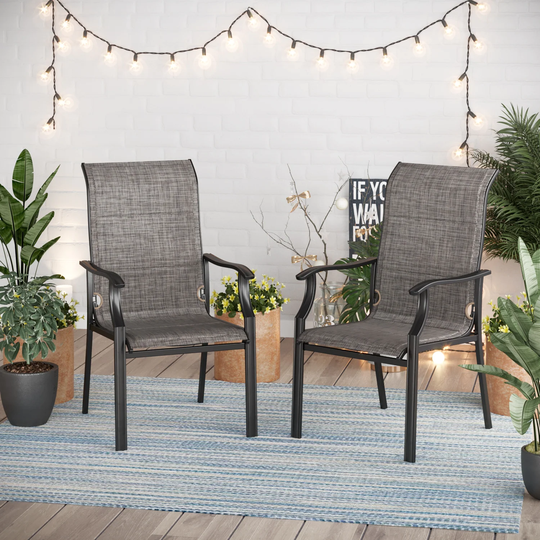 Patio Dining Chairs Set of 2