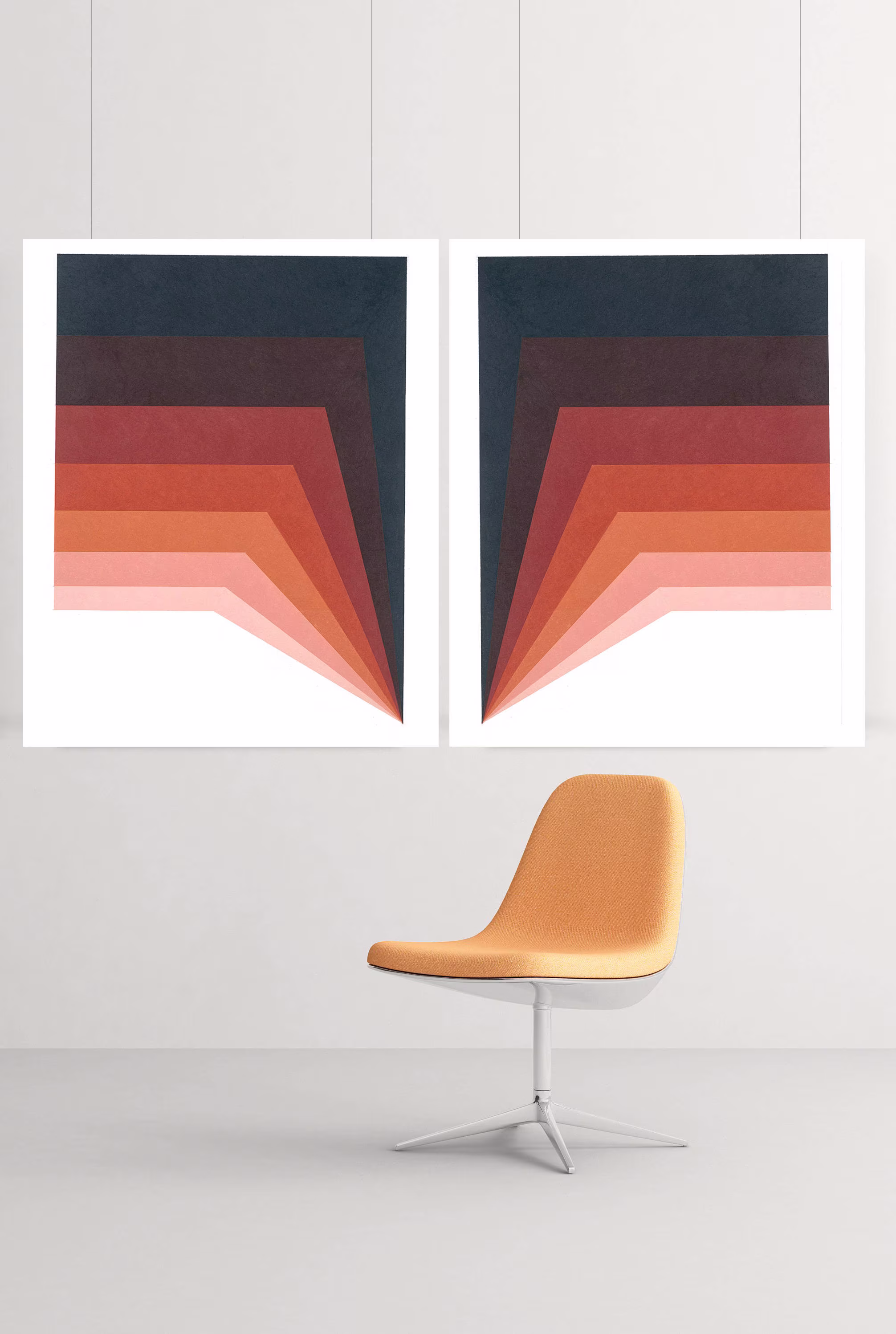 Large Abstract Poster, Colored Pencil Art, Modern Wall Art, Minimalist Print, Modern Art Print, Simple Art, Op Art, Pop Art, Colorblock