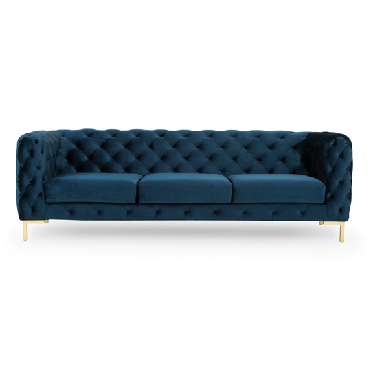 Kardiel Mid-Century Umbria 93" Fabric Sofa - Width 93.3" x Depth 37" x Height 30.7" - Width 93.3" x Depth 37" x Height 30.7"
