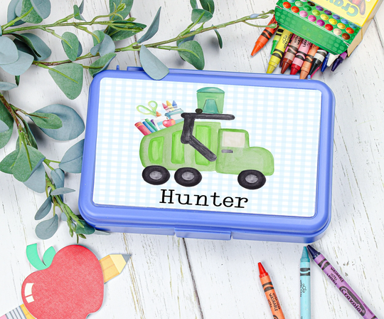 Personalized School Supplies | Pencil Box Kids Back To Excavator
