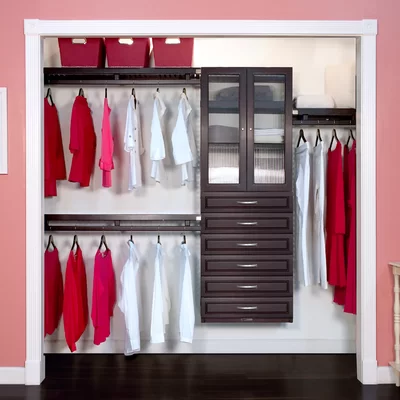 Woodcrest Closet System Reach-In Sets