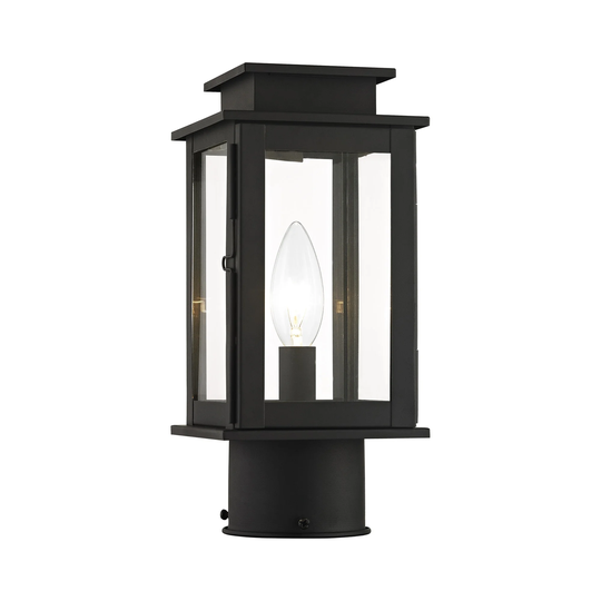 Livex Lighting Princeton 1 Light 11" Tall Outdoor Post Light with