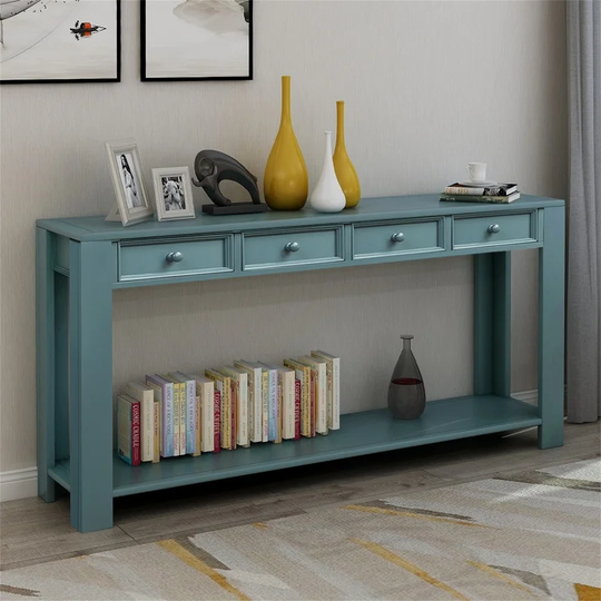 Console Table for Entryway,Sofa Table with Storage Drawers and Shelf