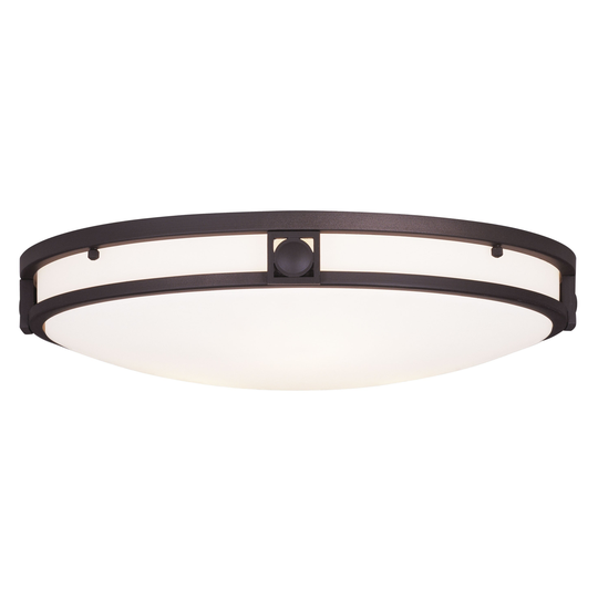Livex Lighting Titania 3-light Bronze Steel Ceiling Mount