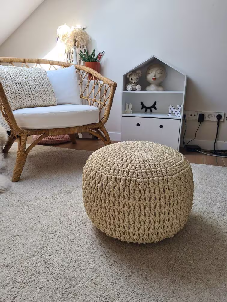 Pouf, Pouf Ottoman, Pouffe, Chair, Coffee Table, Custom, Nursery Decor, Handmade Gifts, More Colors