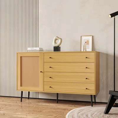 Fatoumatta 55.12" Wide 4 Drawer Sideboard