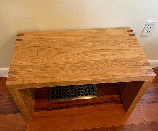 Oak Contemporary Side Table