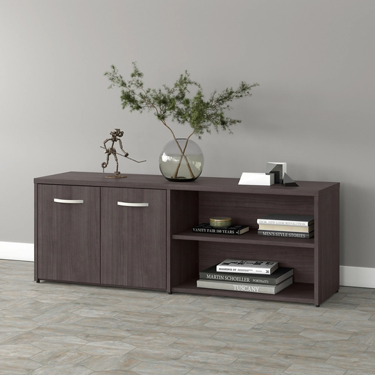 Studio A Low Storage Cabinet with Doors by Bush Business Furniture