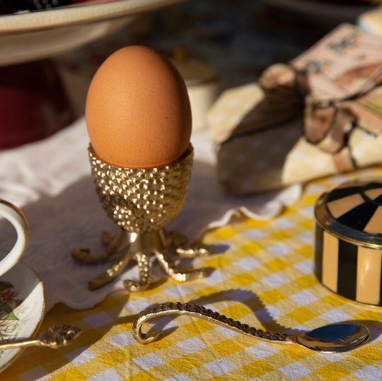 Handmade Brass Egg Cup - Animal Design Tableware