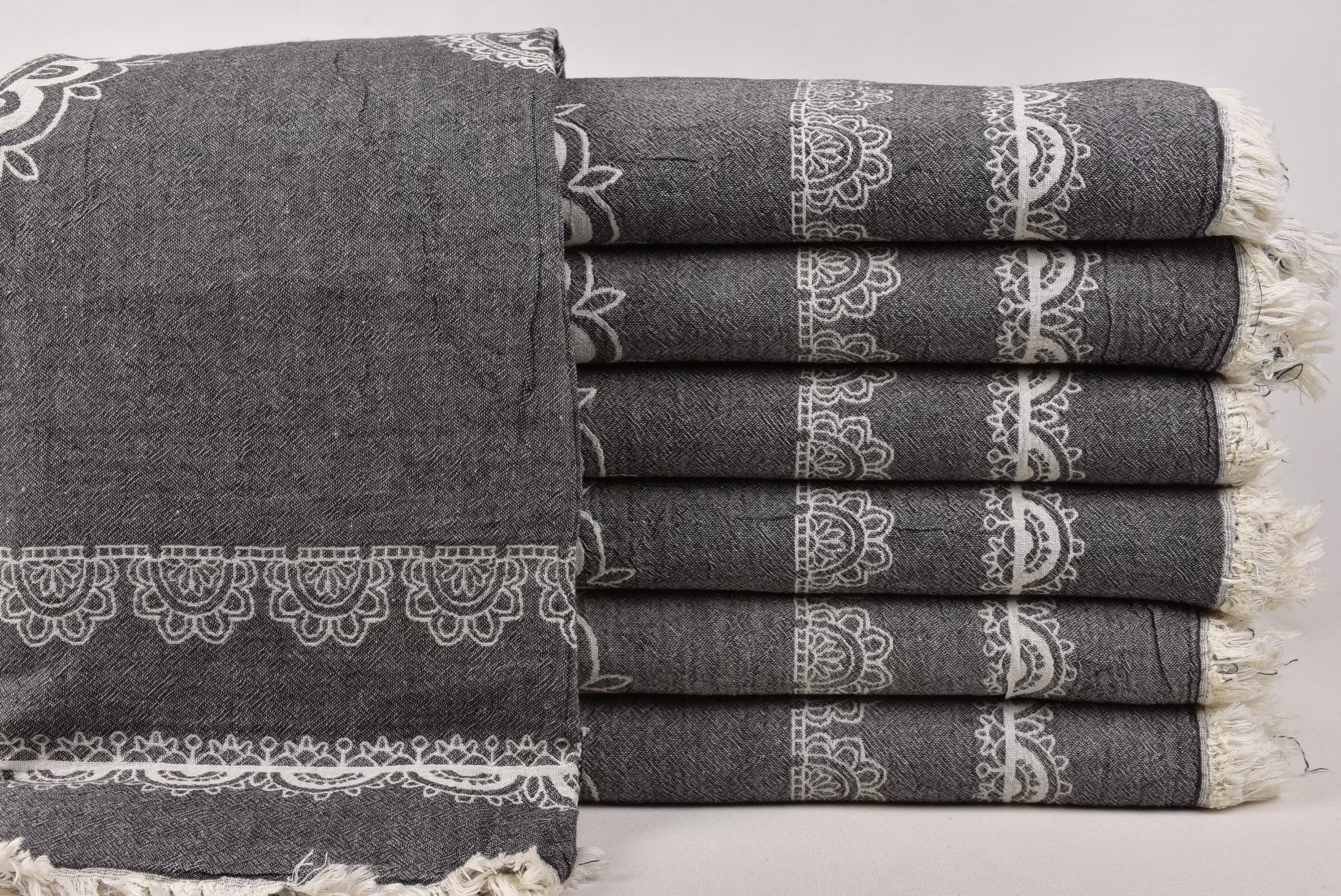 Large Towel, Sofa Blanket, Aztec Patterned Bedcover, 79x87 Inches Couch Cover, Turkey Bedspread, Yoga Warm