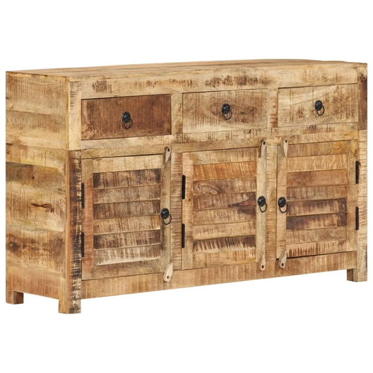 Sideboard 43.3"x11.8"x25.6" Solid Wood Mango