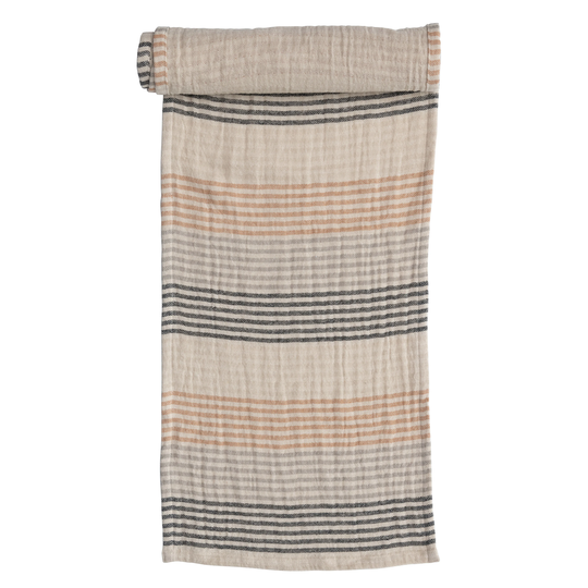 Woven Cotton Double Cloth Yarn Dyed Table Runner - 72.0"L x 14.0"W x 0.5"H