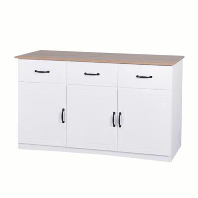 52.99" Wide 3 Drawer Sideboard