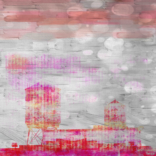 Parvez Taj 'Silos in Color' Canvas Art