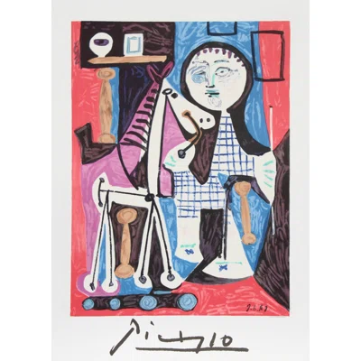 Claude A Deux Ans by - Painting on