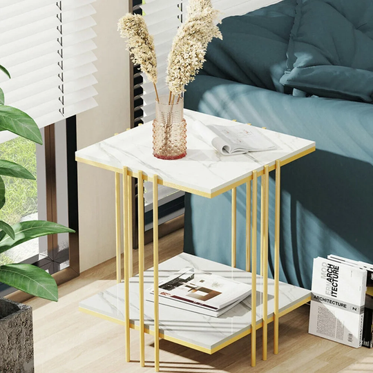 End Table Bedside Tables Sintered Stone Nightstand Display Storage - 54 x 84