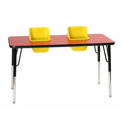 Kid's 3 Piece Rectangle Activity Table & Chair Set