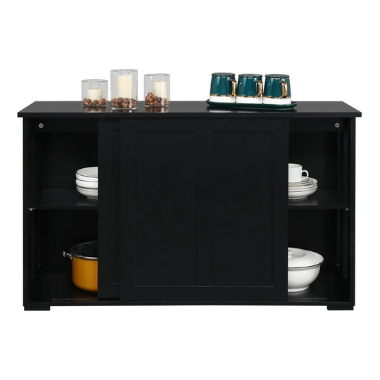 Double Sliding Door Sideboard Porch Cabinet