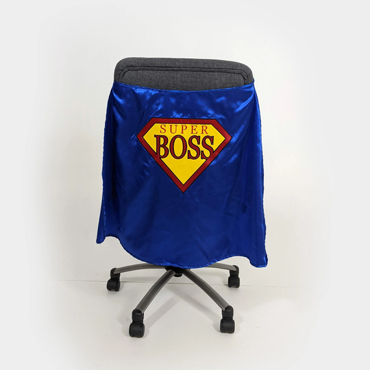 Super Boss Chair Superhero Cape | Hero For Best Ever, Hero Cape On Back Of Seat