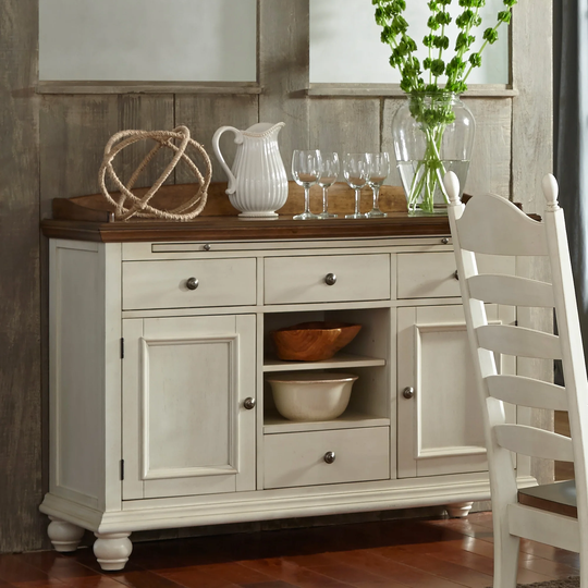 The Gray Barn Springfield Honey & Cream Sideboard