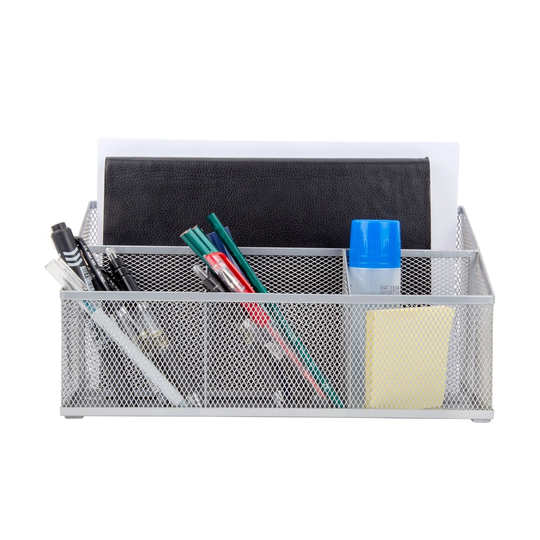 DCP Pencil Holder Office Supplies Book Stand Desk Organizer - 12.4*5*6.14in
