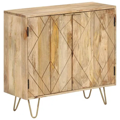 Locke 31.5" Wide Solid Wood Mango Sideboard