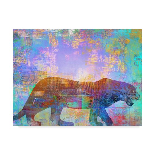 Greg Simanson 'Tiger 1' Canvas Art - Multi-color