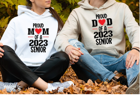 Colorful Senior Sweatshirt For Dad, Custom 2023 Shirt Mom, Graduation Gift, Crewneck Sweatshirt, High School Hoodie, Gift
