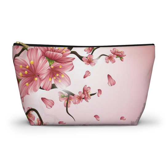 Floral Make Up Bag, Cosmetic Travel Bags, Pencil Cases, Print Accessory Pouch, Mothers Day Gift, Toiletry Carry A