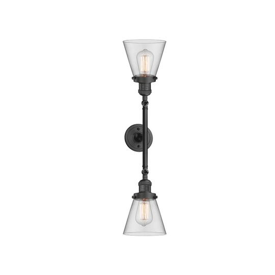 Innovations Lighting Small Cone 2 Light 23" Wide Bathroom Vanity Light