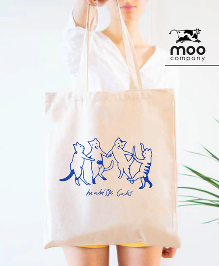 The Cat Dance By Matisse, Henri Matisse Cats, Artwork Bag, Art Tote Artist Canvas Bag