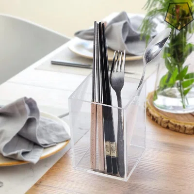 Acrylic Pen Pencil Holder, Clear Desk Pen Holder Cup, Pencil Holder For Desk, Acrylic Brush Holder