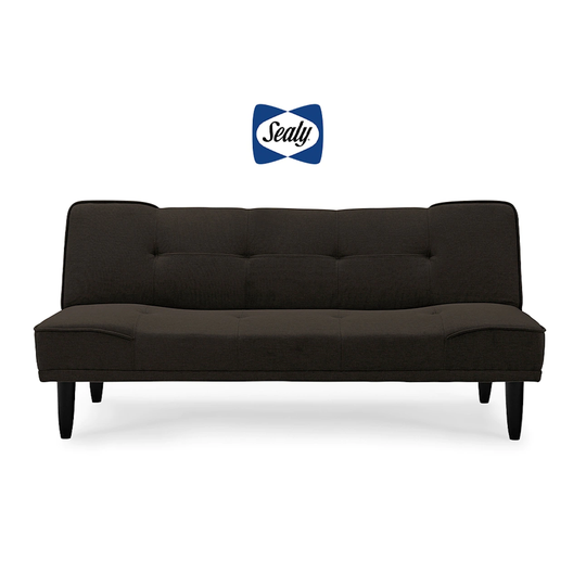 Miami Sofa Convertible in Midnight by Sealy Sofa Convertibles
