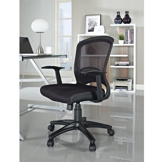 Modway Pulse Black Mesh Office Chair