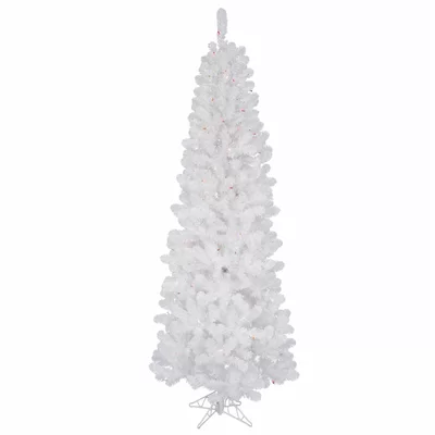 White Salem Pencil Pine Artificial Christmas Tree