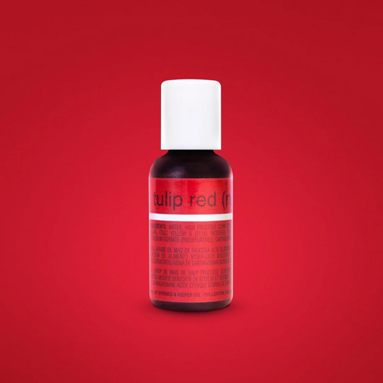 Fast Shipping Tulip Red Chefmaster Gel Food Coloring 20Ml, Color