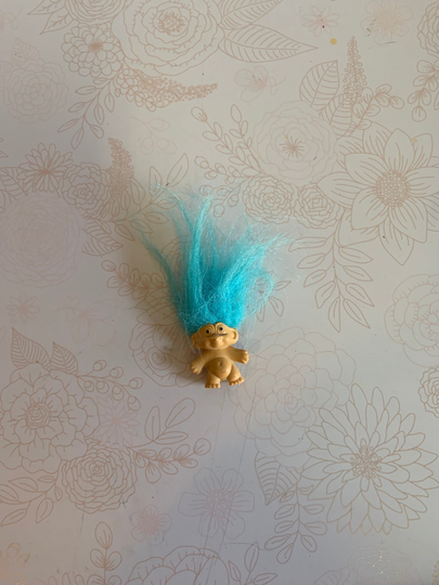 Vintage Troll Pencil Topper, 90S School Supplies, Doll Doll Topper